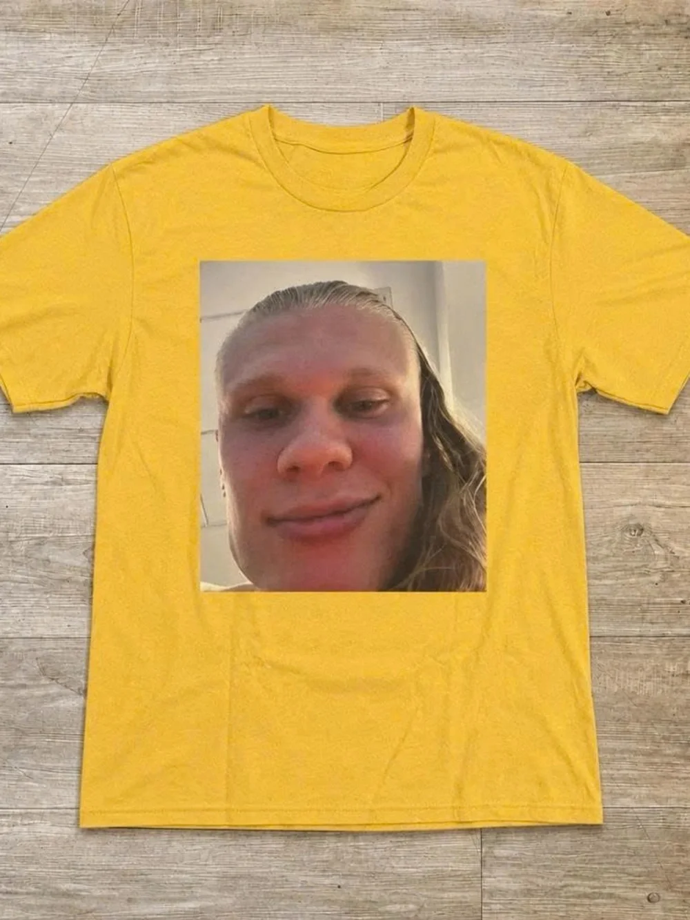 Yellow Graphic Crewneck T-Shirt